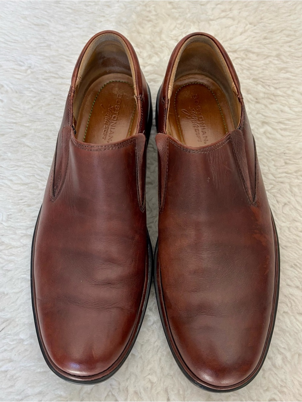 Bostonian Signia Men's Brown Leather Slip-On Dress/Casual Shoes size 10.5 M - Picture 2 of 13